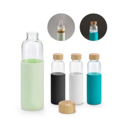 DAKAR - Bouteille 600mL en bambou et verre borosilicate