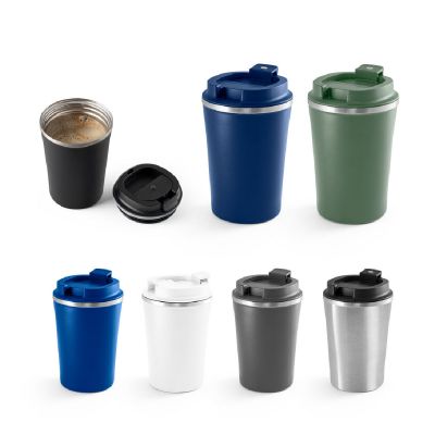 PHELPS - Tasse de voyage 470mL en acier inox et PP