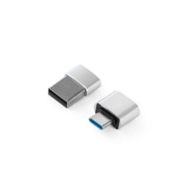 MINSKY - Jeu de 2 adaptateurs USB-A / USB-C en aluminium