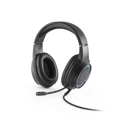 Thorne Headset RGB - Écouteurs gaming avec câble de 2 m, microphone et lumières LED RVB en ABS