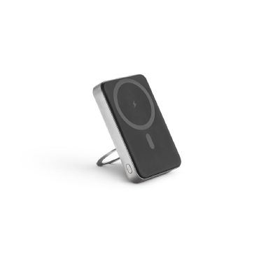 WARSHEL 10 - Batterie nomade magnétique de 10 000 mAh avec chargeur sans fil ultrarapide de 15 W en ABS recyclé (100 % rABS) avec support