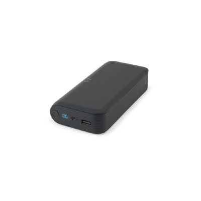BECKER 20 - Batterie nomade de 20 000 mAh en ABS recyclé (100 % rABS) avec chargeur sans fil ultrarapide de 15 W