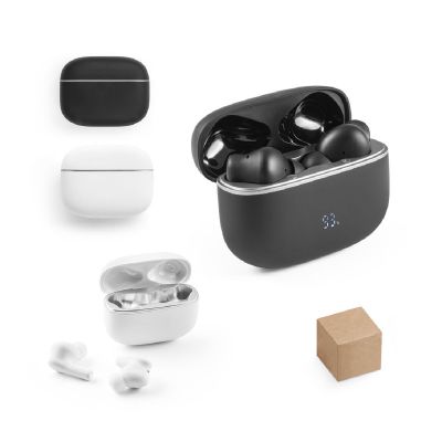 CAUBY - Ecouteurs sans fil, ABS recyclé (100 % rABS), avec ANC et 10 heures d'autonomie