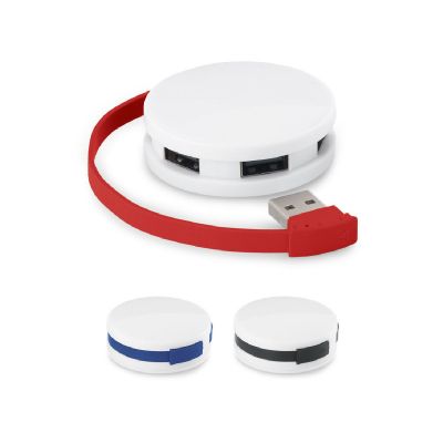 GARDNER - HUB avec câble et 4 ports USB-A en ABS