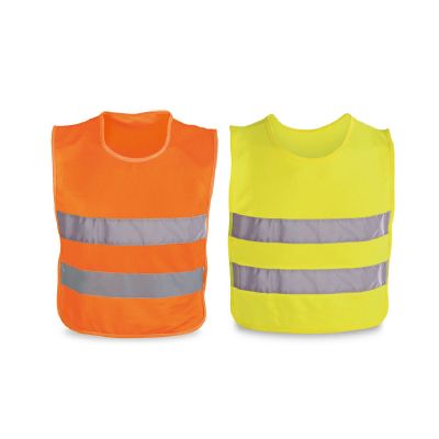 MIKE - Gilet réfléchissant pour enfant, 100 % polyester