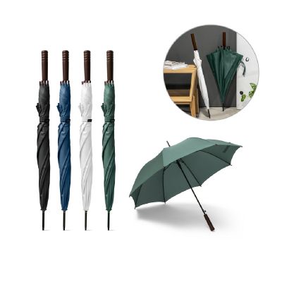APOLO - Parapluie en polyester recyclé (100% rPET) pongee avec ouverture automatique