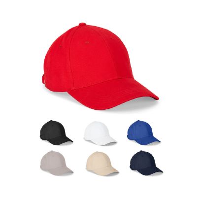 NATHAN - Casquette 100 % coton (260 g/m²) à 6 panneaux