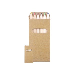 KITTY - set de 6 crayons de couleurs