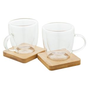MOCABOO - set de tasses en verre espresso
