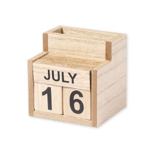 LAOREK - Porte-Crayons Calendrier Perpétuel