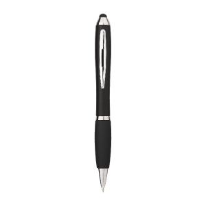 NASH -Stylo bille stylet coloré avec grip noir (encre noire)