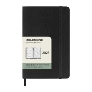 MOLESKINE -Agenda de poche hebdomadaire 12 mois à couverture souple