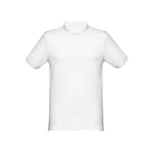 THC MONACO WH - Polo manches courtes pour homme en coton cardé