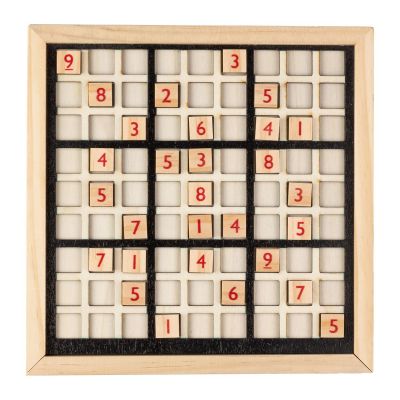 CHRISTA - Jeu de sudoku en bois 