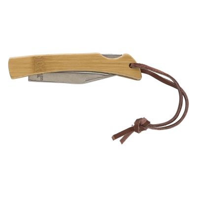 BECKETT - Canif en acier inoxydable et bambou 