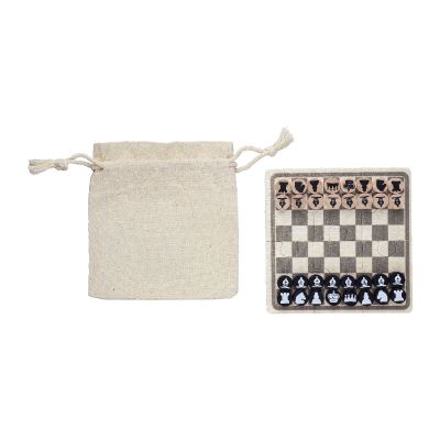 HANK - Jeu d'échecs et de dames en bois 