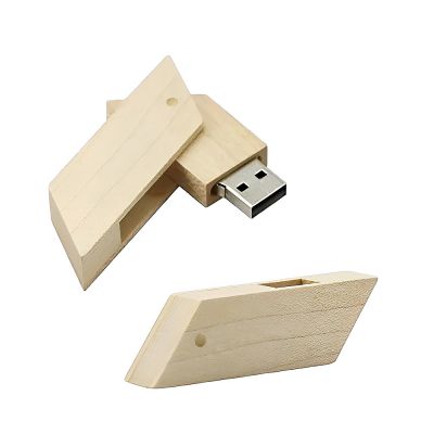 RECTANGLE WOOD - Clé USB bois