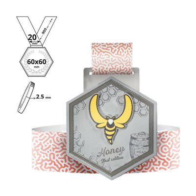 SAPPORO - médaille en acier 2,5mm