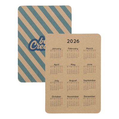 CREADATE POCKET ECO - calendrier de poche personnalisable