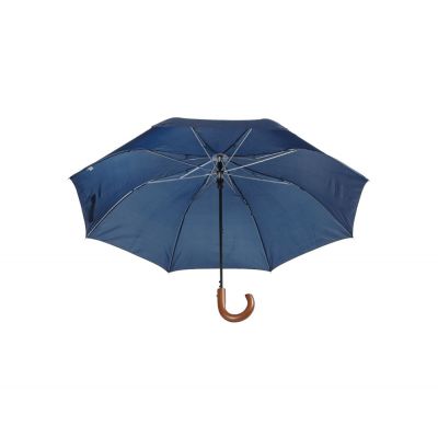 STANSED - parapluie pliable avec poignée bois.