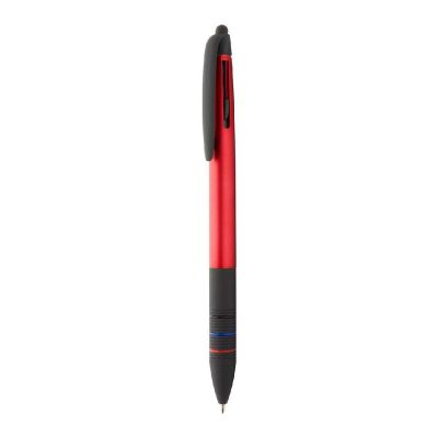 TRIME - stylo bille 3 couleurs stylet