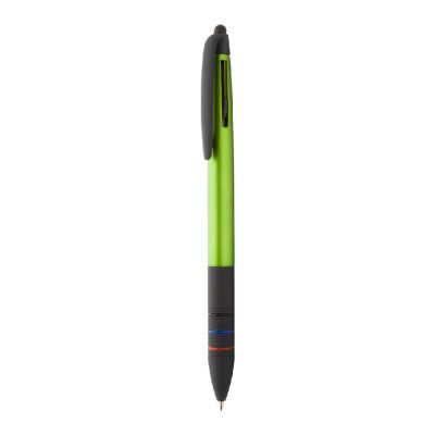 TRIME - stylo bille 3 couleurs stylet