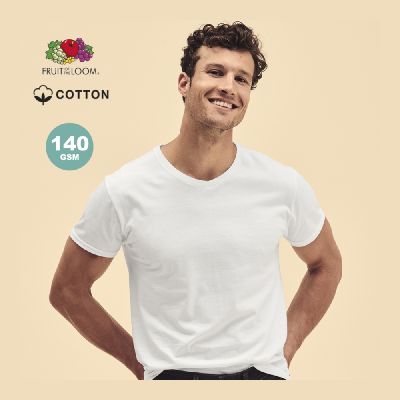 ICONIC V-NECK - T-Shirt Adulte Blanc