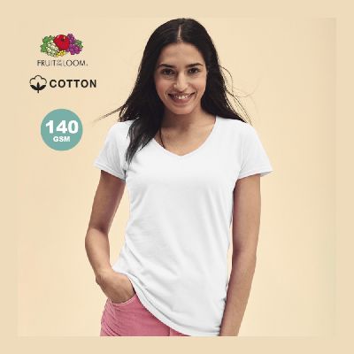 ICONIC V-NECK - T-Shirt Adulte Blanc
