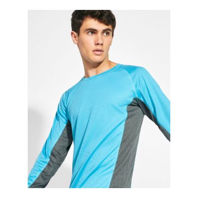 ARTURO - T-shirt combiné avec deux tissus en polyester