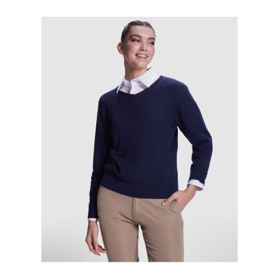 YARMOUTH - Pull à col V à mailles fines pour femme