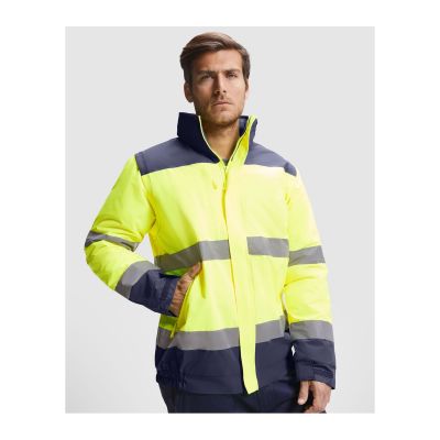 BOLIVIA - Parka haute visibilité combinée en deux couleurs