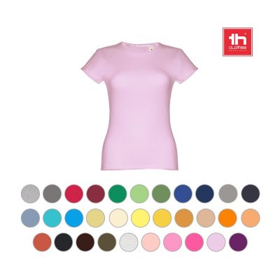 THC SOFIA - T-shirt ceinturé en coton pour femme