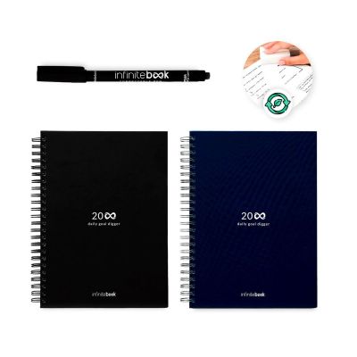 STARTER KIT INFINITE PLANNER A5 - Le set comprend un infinite Diary, un kit de nettoyage, un marqueur et un porte-marqueur