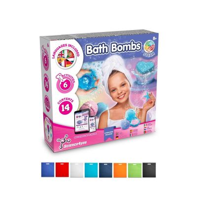 Bath Bombs Kit IV - Jouet éducatif livré avec un sac cadeau en non-tissé (80 g/m²)