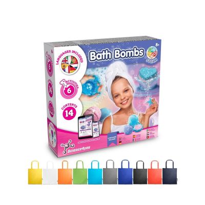 Bath Bombs Kit V - Jouet éducatif livré avec un sac cadeau pliable en 190T