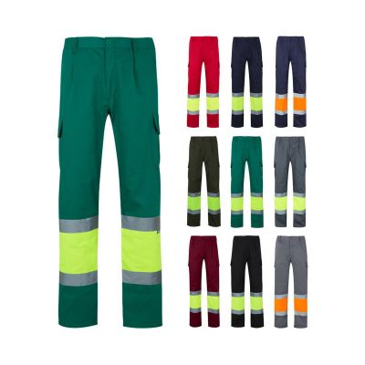 VL POSEIDON LARGE - Pantalon bicolore en sergé multipoches (210g/m²), en coton (20%) et polyester (80%)