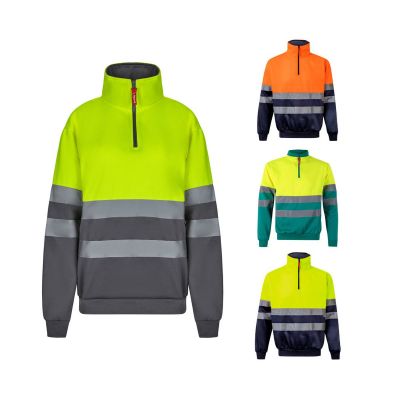 VL THOR - Sweatshirt bicolore (300g/m²) en polyester éponge (100%)