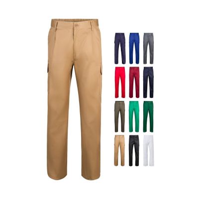 VL MABON - Pantalon sergé, multipoches (200g/m²), en coton (35%) et polyester (65%)