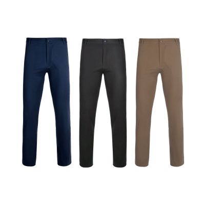 VL VISHNU - Pantalon chino stretch unisexe (260g/m²), en coton (98%) et élasthanne (2%)