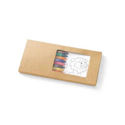 JAGUAR - Set de coloriage avec 8 crayons de couleur