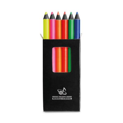 MEMLING - Boîte avec 6 crayons de couleur