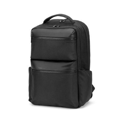 COPENHAGEN - Sac à dos en sergé recyclé et déperlant avec deux grandes poches avant 17'3