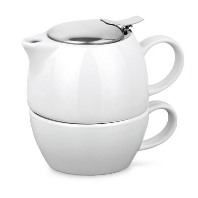 COLE - Set à thé 2 en 1 en porcelaine