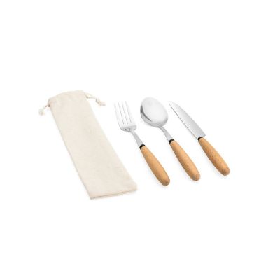 BOULUD - Set de 3 pièces en bois d'acacia