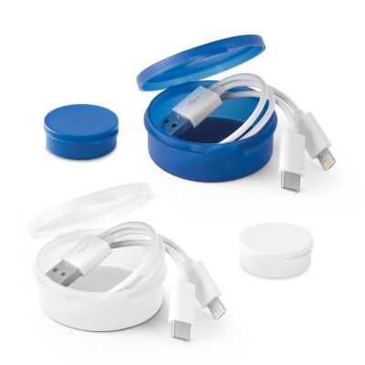 EMMY - Cable USB avec connecteur 3 en 1en ABS et PVC