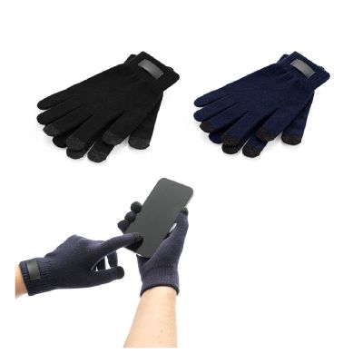 BURROW - Gants en polyester recyclé (100% rPET), avec embouts tactiles
