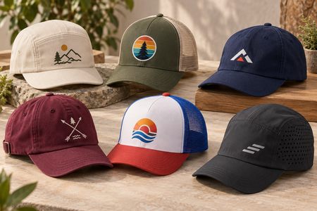 Casquettes de baseball personnalisées en différents modèles et matières