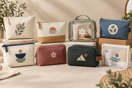 Pochettes personnalisées de différents modèles, couleurs et matières