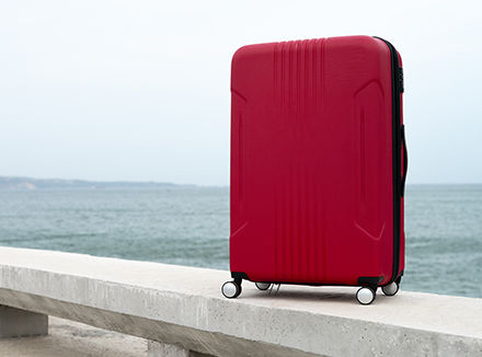 trolley et valises publicitaires