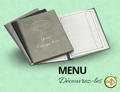 Porte menu personnalisés